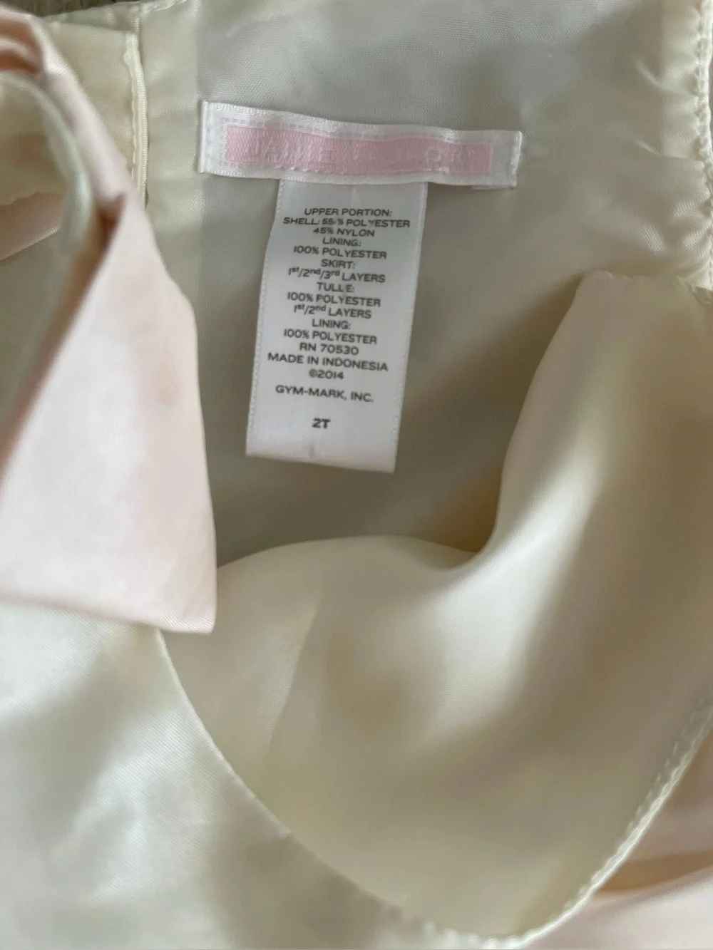Janie and Jack vintage bow/tulle dress - 2